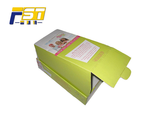 Easy Carrying Large Colored Cardboard Boxes Eco - Friendly Spot UV Surface Disposal