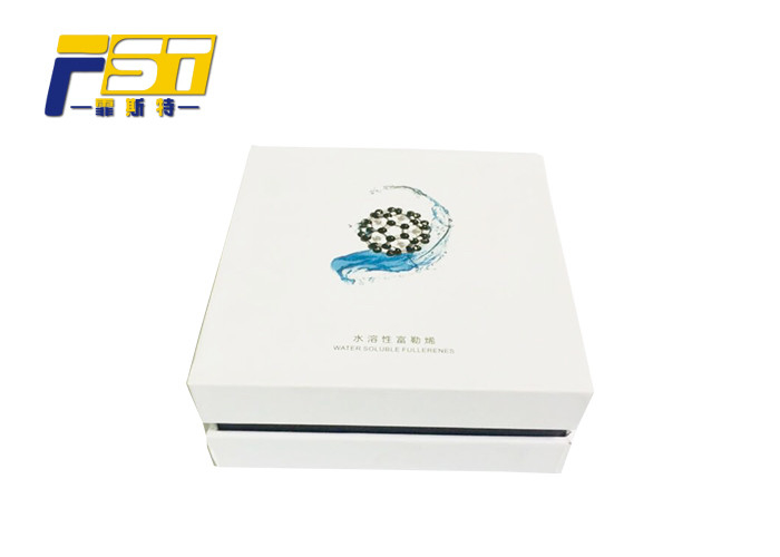 Corrugated Cardboard High End Gift Boxes , Square Shape Customized Paper Gift Box
